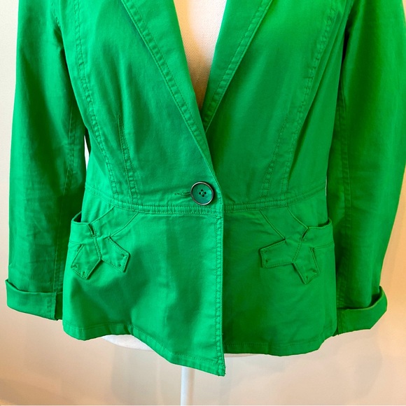 Cabi Verde Green Blazer Style#5097 - Picture 4 of 11